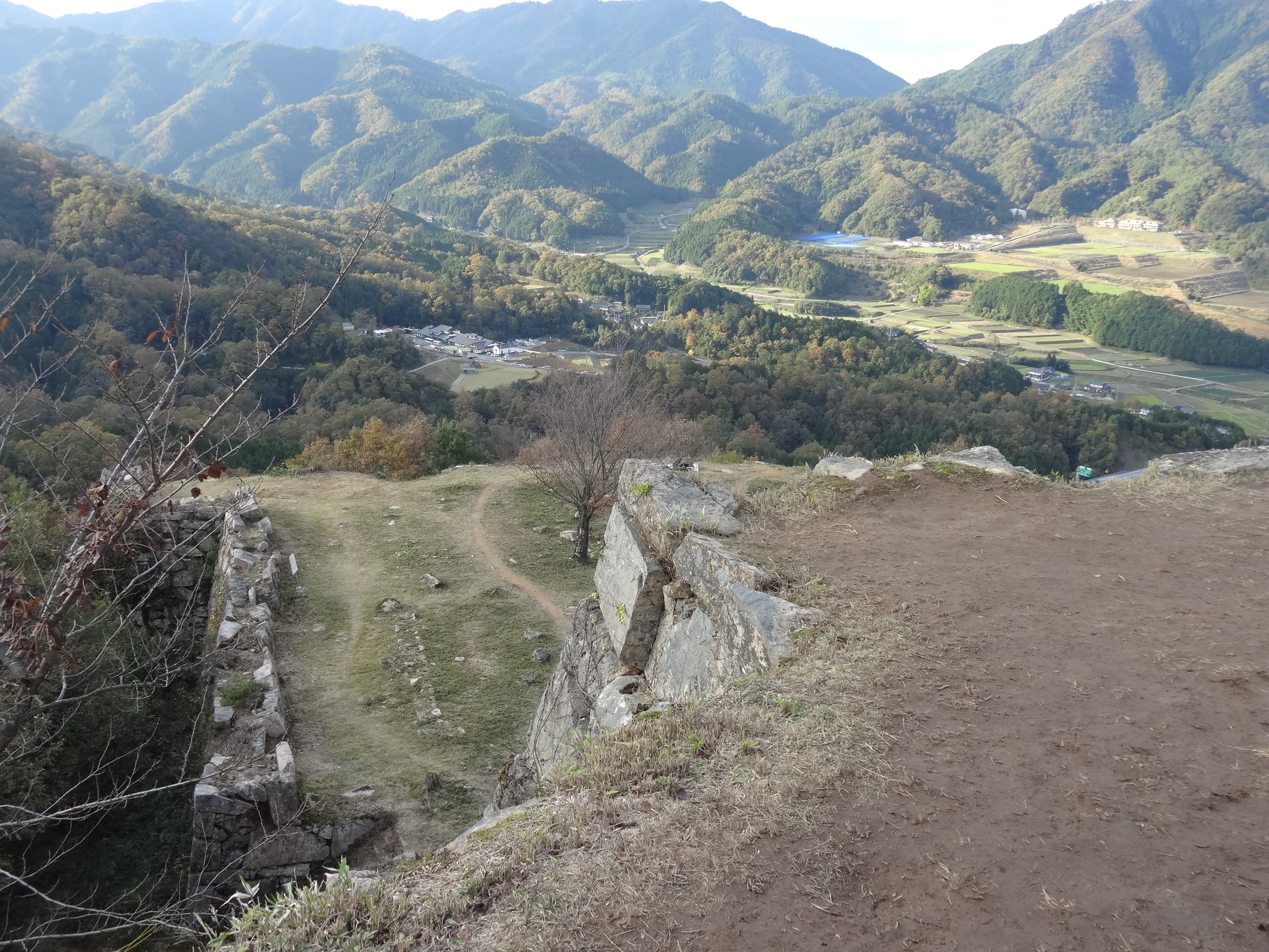 竹田城跡からの景色