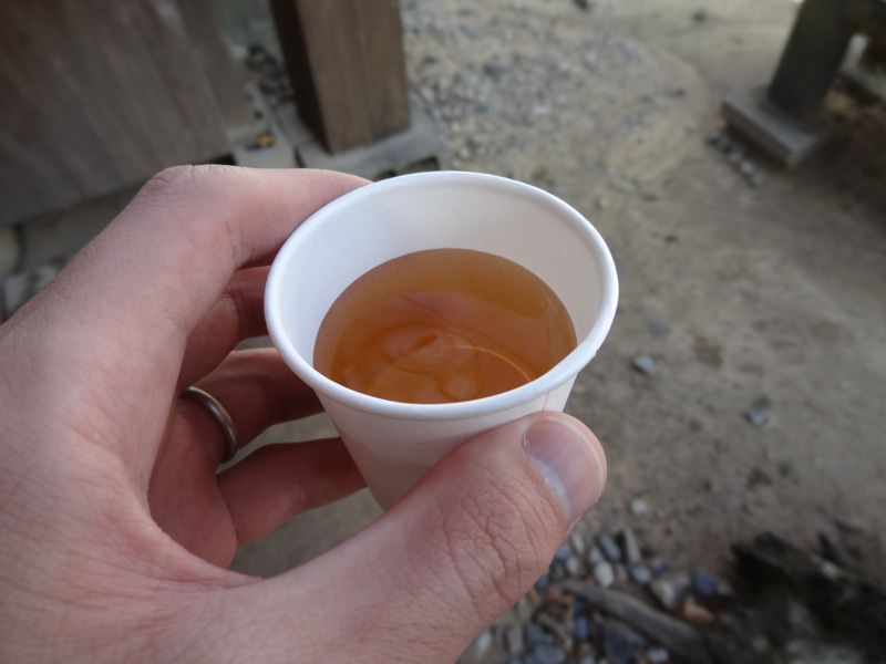 備中松山城のお茶