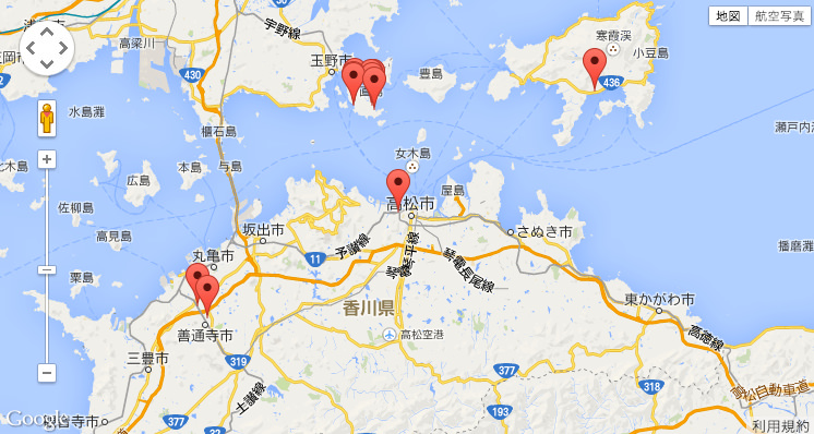 都道府県別のゲストハウスマップ