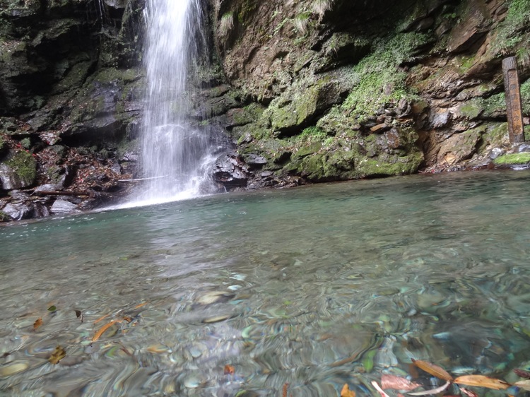 琵琶の滝の水