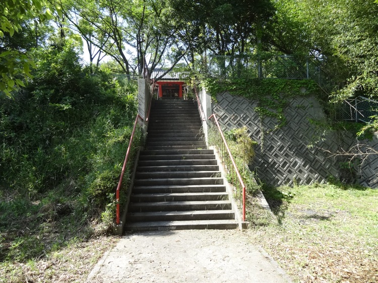 木里神社の階段