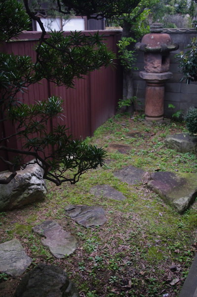萩・暁屋の裏庭