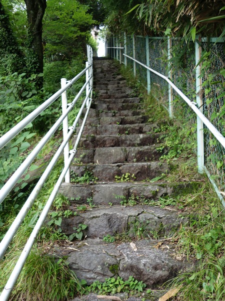強羅近道の階段