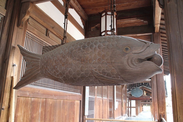 萬福寺　木の魚