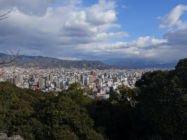 松山城からの景色