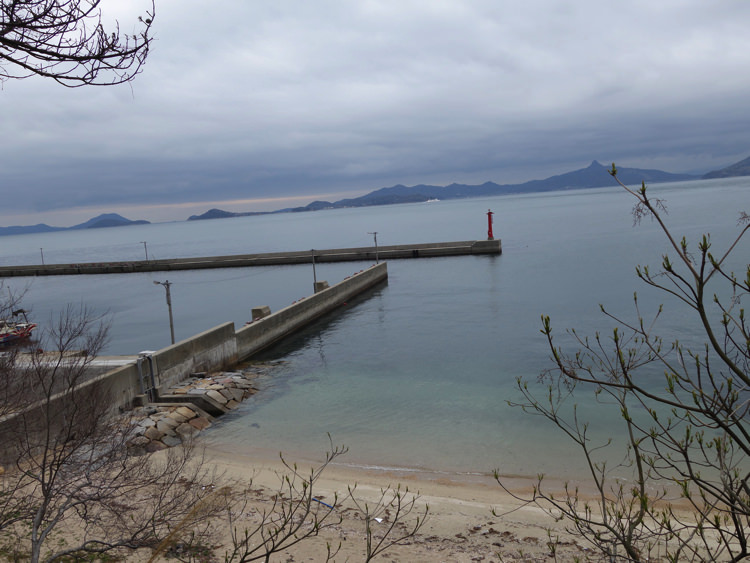 男木島 加茂神社から見る海の景色