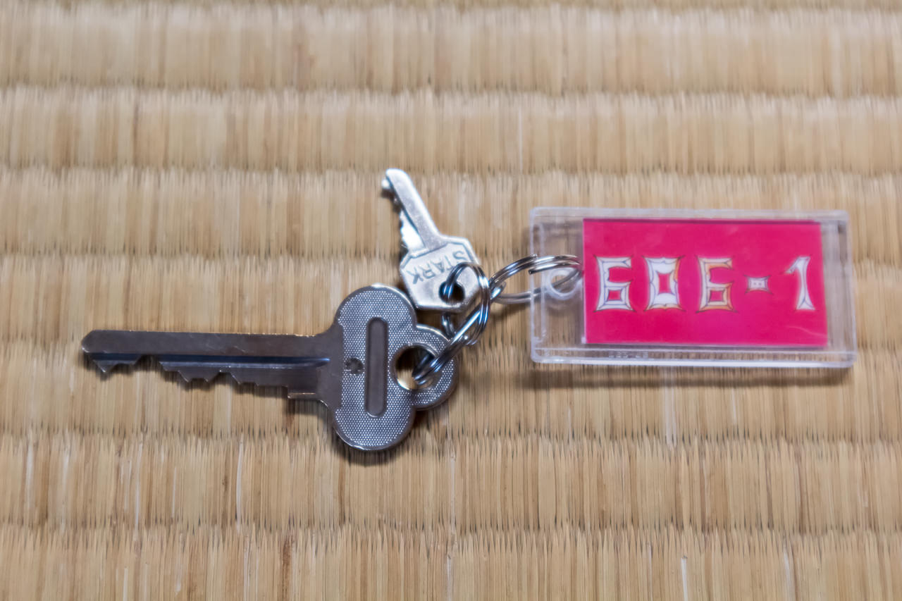 カオサン札幌の部屋の鍵と部屋番号
