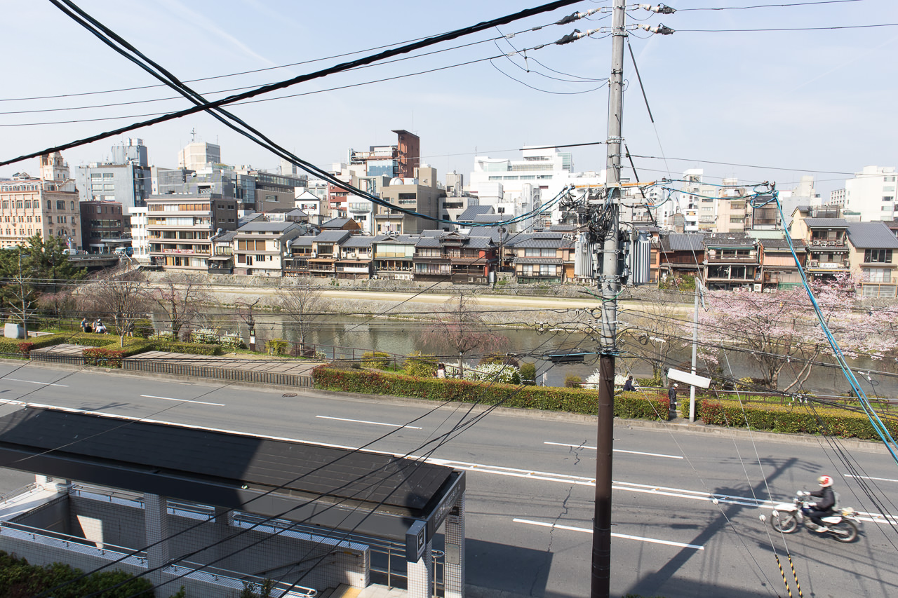 JAM ホステル 京都祇園・ベランダからの眺め
