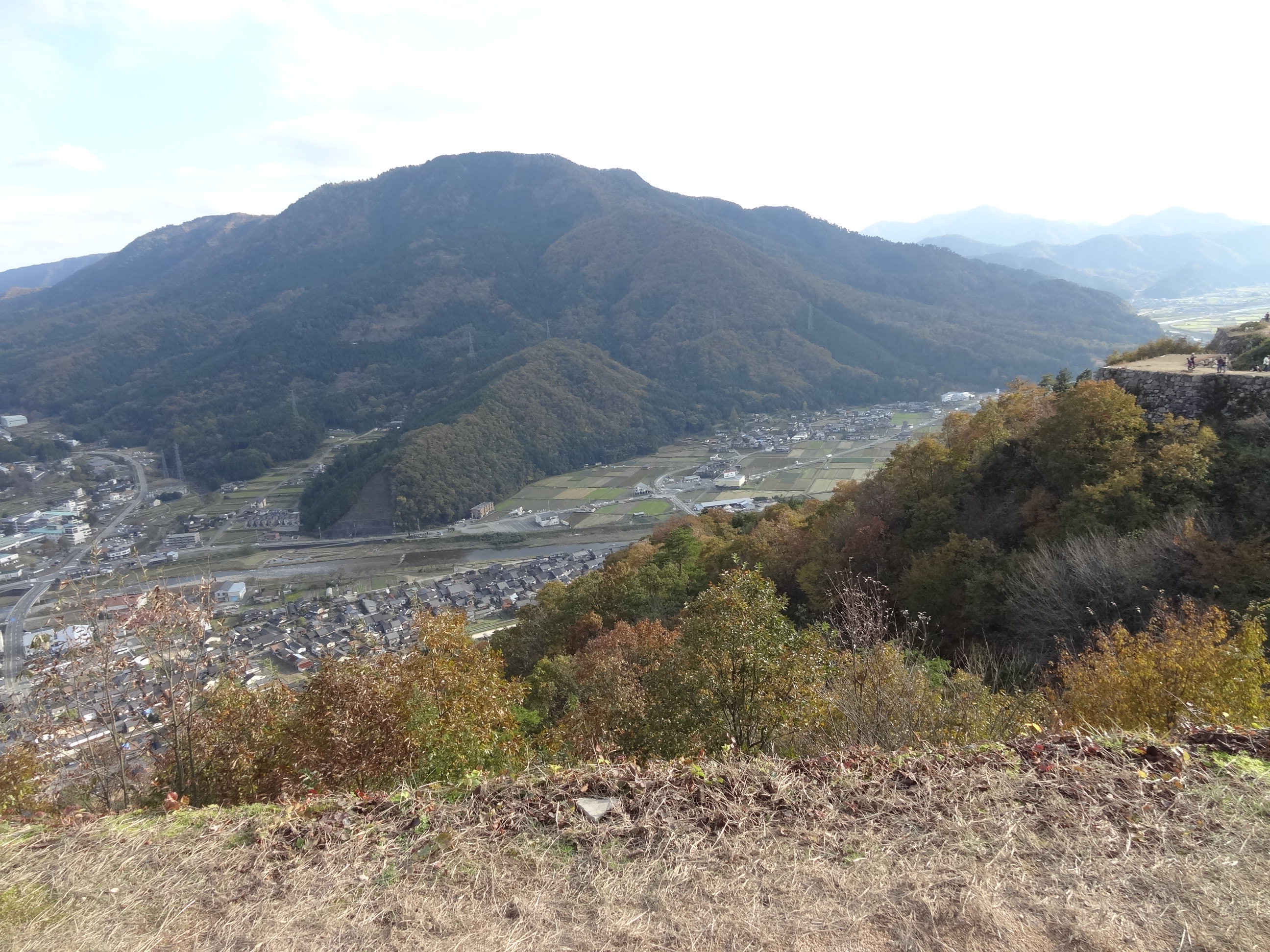 竹田城跡からの景色