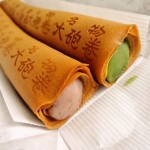 南知多の「文寿庵 飴文 時志店」で名物の大砲巻と出会い、あまりの長さに衝撃を受ける。しかも美味しい！