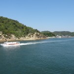 宇野港から直島ゆきのフェリーから見る景色のまとめ