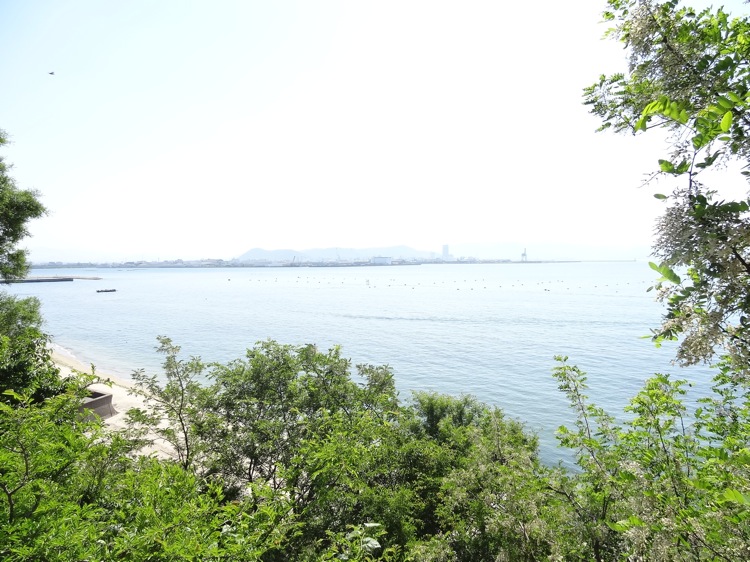 屋島から見る海の景色