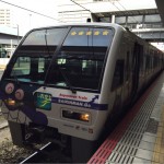 岡山から松山行きの電車でアンパンマン列車に乗った感想と風景写真