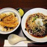 松山の大街道にある蕎麦屋「sova sova」のメニューと天丼セットを食べた感想