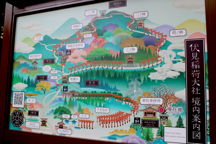 伏見稲荷神社　地図