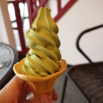 福寿園宇治喫茶館で抹茶ソフトクリームを食べてちょっとひと休み